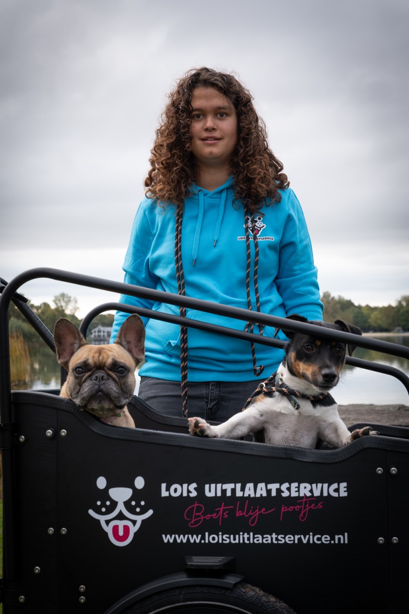 de bakfiets van lois uitlaatservice