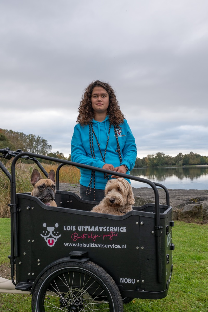 de bakfiets van lois uitlaatservice
