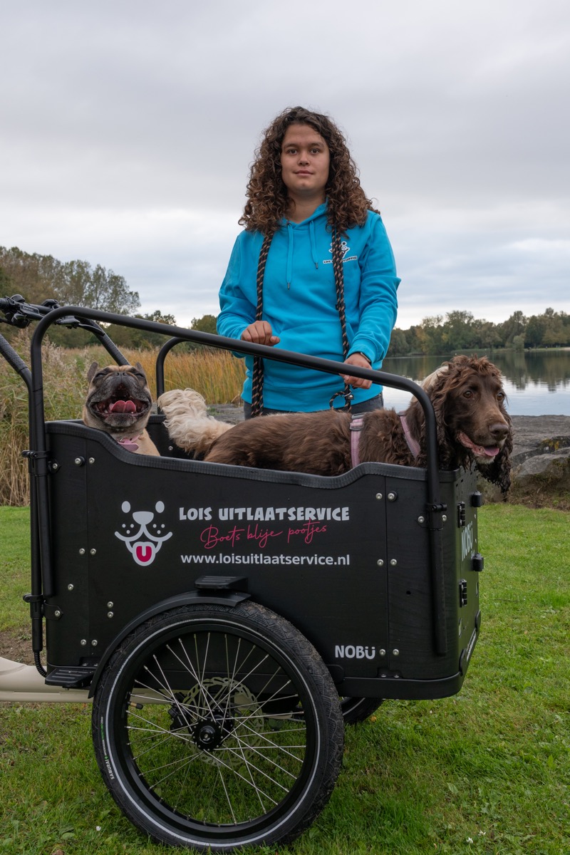 de bakfiets van lois uitlaatservice