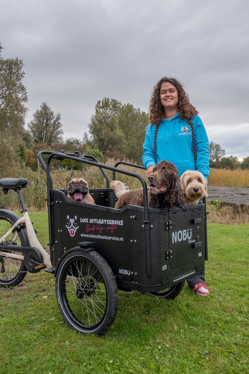 de bakfiets van lois uitlaatservice